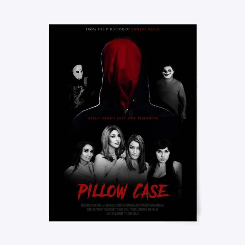 PILLOW CASE - Floating Head Poster