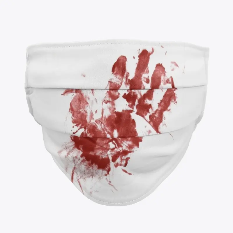 Pillow Case Bloody Face Mask